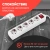 Сетевой фильтр PC Pet AP01006-3-G 3м (5 розеток) серый (пакет ПЭ)