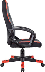 Кресло игровое A4Tech Bloody GC-190 черный/красный текстиль/экокожа крестов. пластик