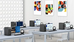 ПК Dell Pro Tower QCT1250 MT i7 14700 (2.1) 16Gb SSD512Gb UHDG 770 Windows 11 Pro GbitEth 180W мышь клавиатура черный (PRO-7060)
