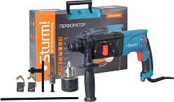 Перфоратор Sturm! RH2510PM патрон:SDS-plus уд.:3Дж 1000Вт (кейс в комплекте)