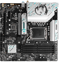 Материнская плата MSI B760M GAMING PLUS WIFI Soc-1700 Intel B760 4xDDR5 mATX AC`97 8ch(7.1) 2.5Gg+HDMI+DP