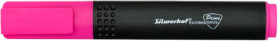 Текстовыделитель Silwerhof Prime 108031-08 скошенный пиш. наконечник 1-4мм розовый коробка