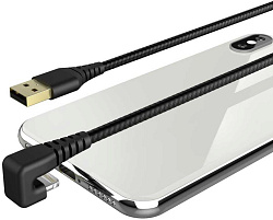 Кабель Hama 00187221 USB (m)-Lightning (m) 1.5м черный