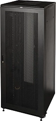 Шкаф серверный Lanmaster (TWT-CBB-42U-8X10-P1) напольный 42U 800x1000мм пер.дв.перфор. задн.дв.перфор.2-хст. 2 бок.пан. 800кг черный