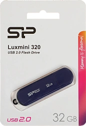 Флеш Диск Silicon Power 32Gb Ultima LuxMini 320 SP032GBUF2320V1B USB2.0 синий
