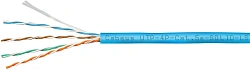 Кабель информационный Cabeus UTP-4P-Cat.5e-SOLID-LSZH-BL кат.5E U/UTP LSZH универсальный 305м синий