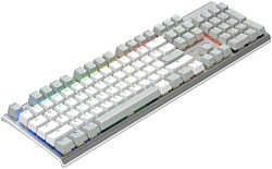 Клавиатура A4Tech Fstyler FS100 Neon механическая серый USB for gamer LED (FS100) кабель 1.8м