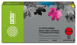 Картридж струйный Cactus CS-PFI320MBK PFI-320 MBK черный матовый (300мл) для Canon imagePROGRAF TM-200/TM-200 MFP L24ei/TM-205/TM-300 с чипом