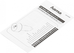 Автомобильное зар./устр. Hama H-210569 20W 1.67A+3A+2.22A (PD) USB универсальное черный (00210569)