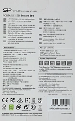 Накопитель SSD Silicon Power USB3.0 512GB SP512GBPSDS05SAK S05 Stream 1.8" черный