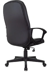 Кресло руководителя Бюрократ T-898 черный Leather Black экокожа крестов. пластик