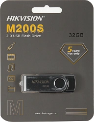 Флеш Диск Hikvision 32GB M200S Hiksemi HS-USB-M200S 32G USB2.0 черный