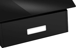 Вытяжка каминная Weissgauff Yota 600 Touch Glass черный управление: кнопочное (1 мотор)