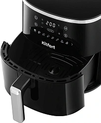 Аэрогриль Kitfort КТ-8160 4.2л 1500Вт черный/серебристый
