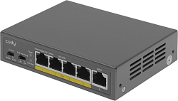 Коммутатор Cudy GS1005P (L2) 5x1Гбит/с 5PoE 60W неуправляемый