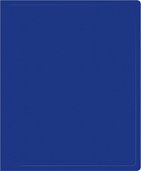 Папка на 2-х кольцах Silwerhof Eco SE-0420/2RBLU A4 пластик 0.5мм кор.30мм синий