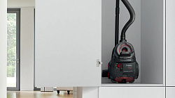 Пылесос Bosch BGS21POW2 2000Вт черный/красный