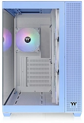 Корпус Thermaltake View 380 TG ARGB Hydrangea синий без БП ATX 6x120mm 2x140mm 1x200mm 2xUSB3.0 audio bott PSU
