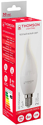 Лампа светодиодная Thomson TH-B2025 6Вт цок.:E14 свеча 220B св.свеч.бел.теп. Tail Candle (упак.:1шт)