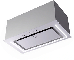 Вытяжка встраиваемая Lex Nova 600 Inverter WH белый управление: сенсорное (1 мотор)