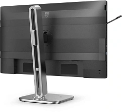 Монитор Philips 23.8" 24B2N4200 черный IPS LED 16:9 HDMI M/M матовая HAS Piv 300cd 178гр/178гр 1920x1080 120Hz VGA DP FHD USB 5.45кг