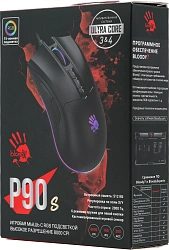 Мышь A4Tech Bloody P90s черный оптическая 8000dpi USB 7but (P90S STONE BLACK)