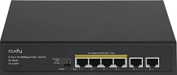 Коммутатор Cudy FS1006P (L2) 6x100Мбит/с 4PoE+ 60W неуправляемый