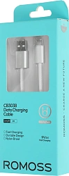 Кабель Romoss CB3038 6958377525968 ver2.0 USB (m)-USB Type-C (m) 1.2м белый