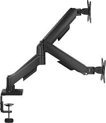 Кронштейн для мониторов Ultramounts UM740 черный 17"-32" макс.9кг крепление к столешнице поворот и наклон