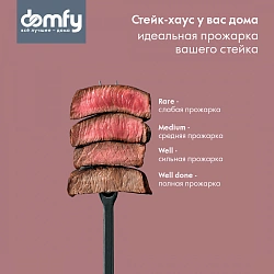 Электрогриль Domfy Metal DSM-EG703 2200Вт серебристый/черный