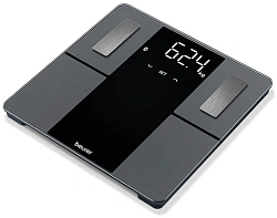 Весы напольные электронные Beurer BF 500 Super Black Edition макс.180кг черный
