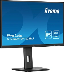 Монитор Iiyama 27" ProLite XUB2797QSU-B2 черный IPS LED 16:9 HDMI M/M матовая HAS Piv 300cd 178гр/178гр 2560x1440 100Hz DP QHD USB 5.7кг