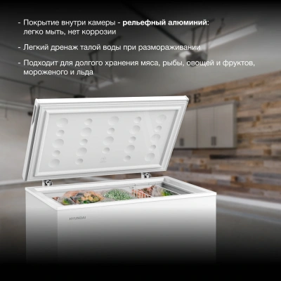 Морозильный ларь Hyundai CH20031 белый