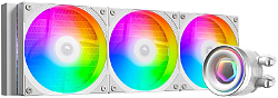 Система водяного охлаждения ID-Cooling FX360 Inf ARGB Soc-AM5/AM4/1200/1700/1851 белый 4-pin 27.2dB Al+Cu 350W Ret (FX360 INF WHITE)