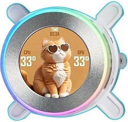 Система водяного охлаждения Lian-Li HydroShift II LCD-C 360CL ARGB Soc-AM5/AM4/1700/1851 белый 4-pin 31dB Al+Cu LCD Ret (G89.GHS2LCD36RW.R0)