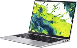Ноутбук Acer Aspire L14 AL14-32P-36FE Core 3 N355 8Gb SSD512Gb Intel Graphics 14" IPS WUXGA (1920x1200) без ОС silver WiFi BT Cam 6000mAh (NX.D3HCD.003)