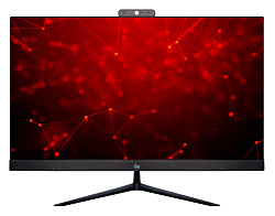 Моноблок IRU Агат 313 23.8" Full HD i3 10100 (3.6) 8Gb SSD512Gb UHDG 630 FreeDOS GbitEth WiFi BT 120W клавиатура мышь Cam черный 1920x1080