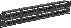 Патч-панель ITK PP48-2UC5EU-D05 19" 2U 48xRJ45 кат.5e UTP