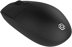 Мышь Оклик 201MW черный оптическая 1600dpi беспров. USB 4but (2070318)