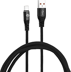 Кабель Digma DG-USBA-С-2M-27W USB (m)-USB Type-C (m) 2м черный