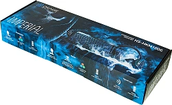 Комплект Оклик HS-HKM100G IMPERIAL (клавиатура, мышь, гарнитура) черный (489352)