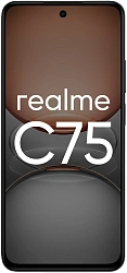 Смартфон Realme RMX3941 C75 256Gb 8Gb черный моноблок 3G 4G 2Sim 6.72" 1080x2400 Android 14 50Mpix 802.11 a/b/g/n/ac NFC GPS GSM900/1800 GSM1900 Protect A-GPS microSD max2048Gb