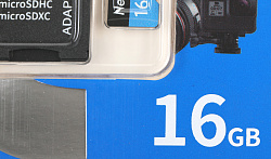 Флеш карта microSDHC 16GB Netac NT02P500STN-016G-R P500 + adapter