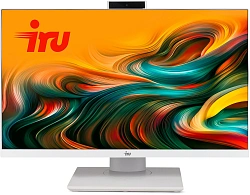 Моноблок IRU Tactio 23IW 23.8" Full HD i5 1235U (1.3) 16Gb SSD512Gb Iris Xe CR без ОС GbitEth WiFi BT 65W Cam белый 1920x1080 (RUS)