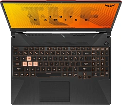 Ноутбук Asus TUF Gaming A15 FA506NCQ-HN031 Ryzen 7 170 16Gb SSD512Gb NVIDIA GeForce RTX 3050 4Gb 15.6" IPS FHD (1920x1080) без ОС black WiFi BT Cam (90NR0QE7-M001A0)