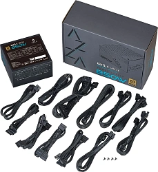 Блок питания Azza ATX 850W PSAZ-850GM Gen.5 80+ gold (20+4pin) APFC 120mm fan 5xSATA Cab Manag RTL