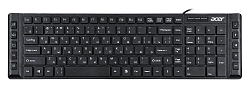 Клавиатура Acer OKW010 черный USB slim Multimedia (ZL.KBDEE.002)