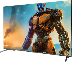 Телевизор QLED Sber 75" SDX-75UQ5233 Салют ТВ Frameless титан 4K Ultra HD 60Hz DVB-T DVB-T2 DVB-C DVB-S DVB-S2 USB WiFi Smart TV (RUS)
