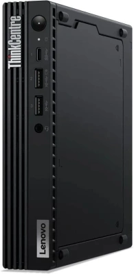 Неттоп Lenovo ThinkCentre Tiny M70q-4 slim i3 13100T (2.5) 8Gb SSD512Gb UHDG 730 без ОС GbitEth WiFi BT 65W kb мышь клавиатура черный (12E3002UUM)