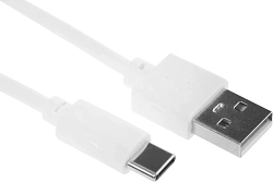 Кабель Cactus CS-USB.A.USB.C-1 USB (m)-USB Type-C (m) 1м белый блистер